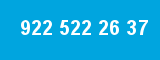 922 522 26 37